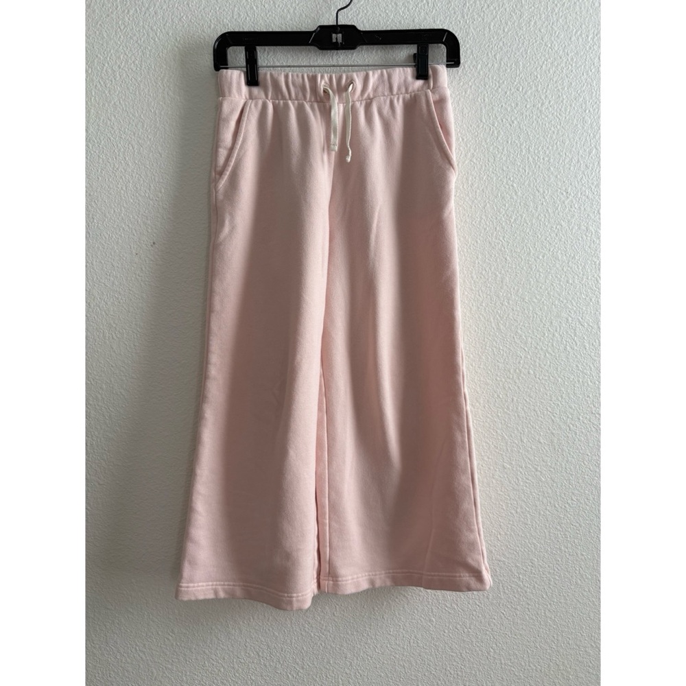Vineyard Vines girls light Pink Wide-Leg French terry Sweatpants sz 8-10